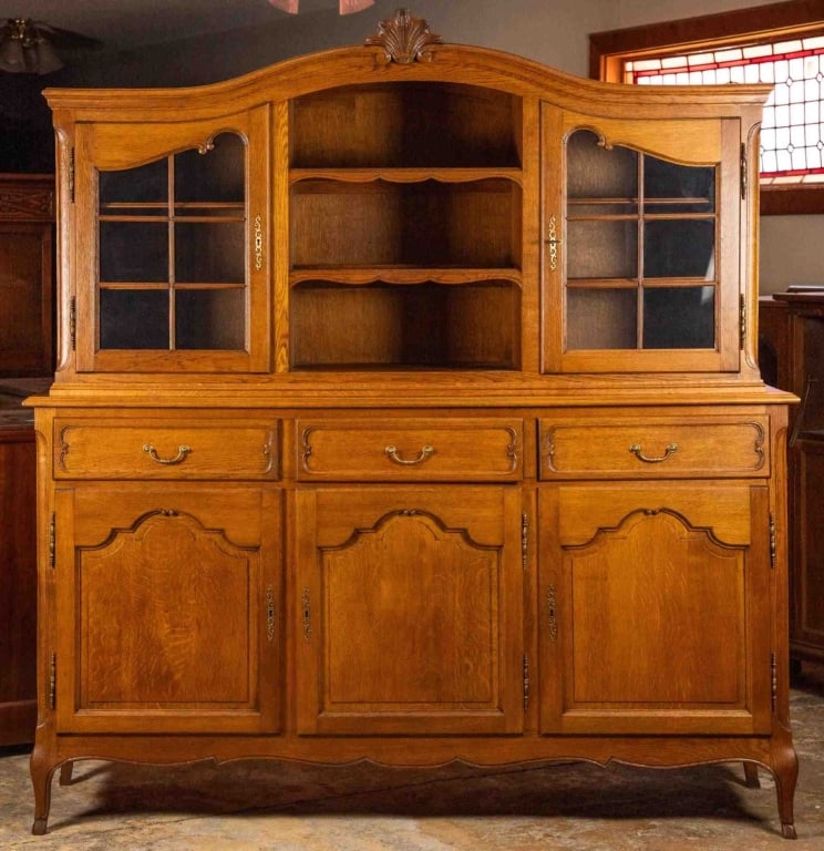 FRENCH OAK BUFFET DEUX CORPS (1 of 4)