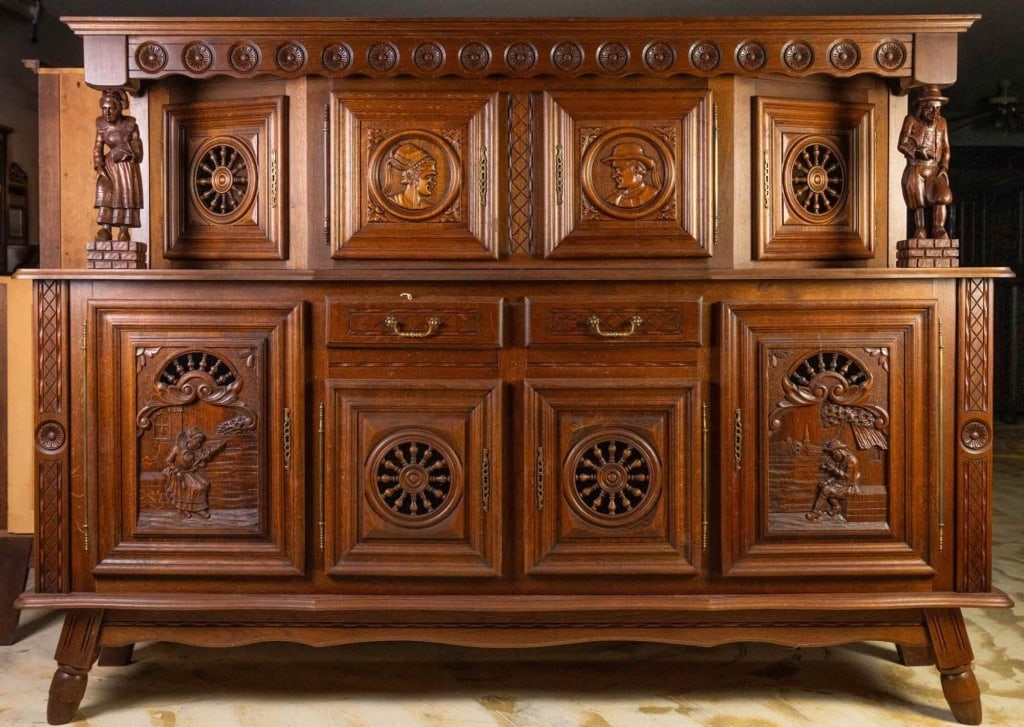 FRENCH RENAISSANCE REVIVAL FIGURAL SIDEBOARD (1 of 5)