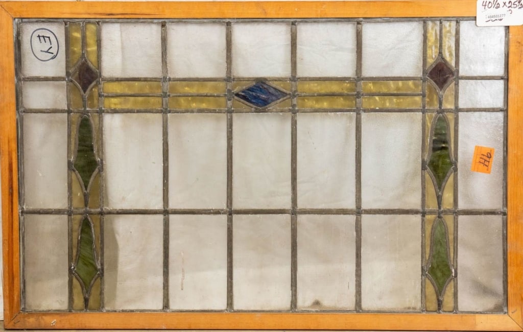 FRENCH STAINED GLASS PANEL (1 of 3)