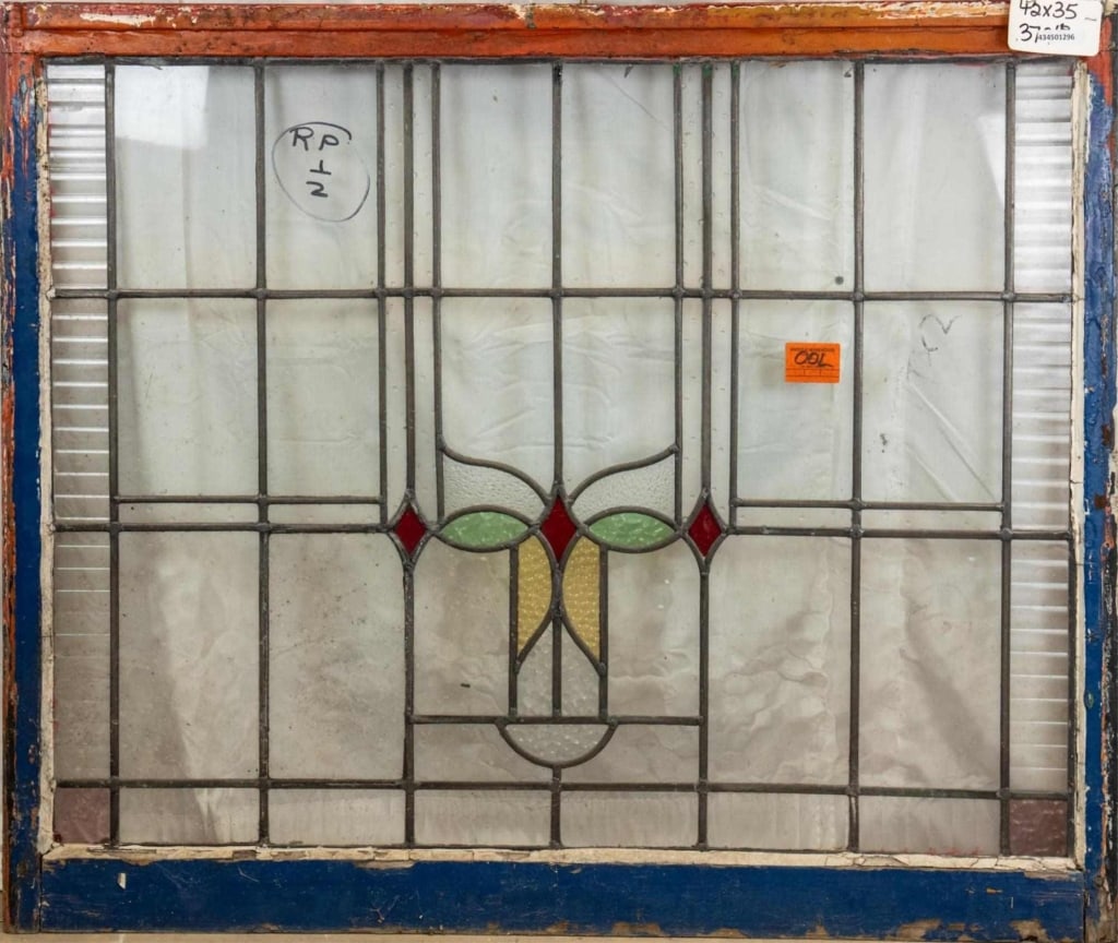 FRENCH STAINED GLASS PANEL (1 of 3)
