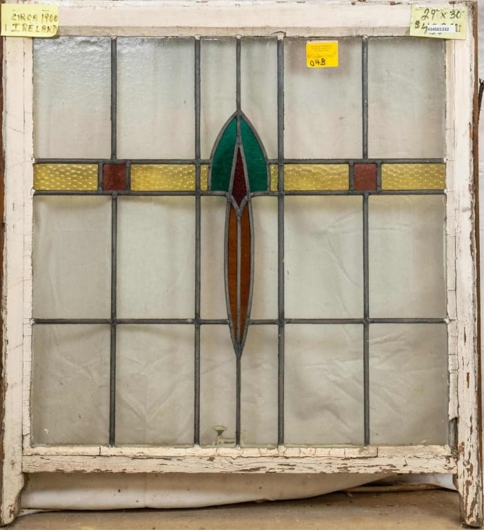 IRISH STAINED GLASS PANEL (1 of 3)