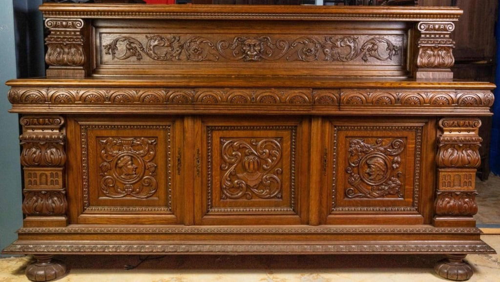 MONUMENTAL FRENCH RENAISSANCE REVIVAL SIDEBOARD (1 of 4)