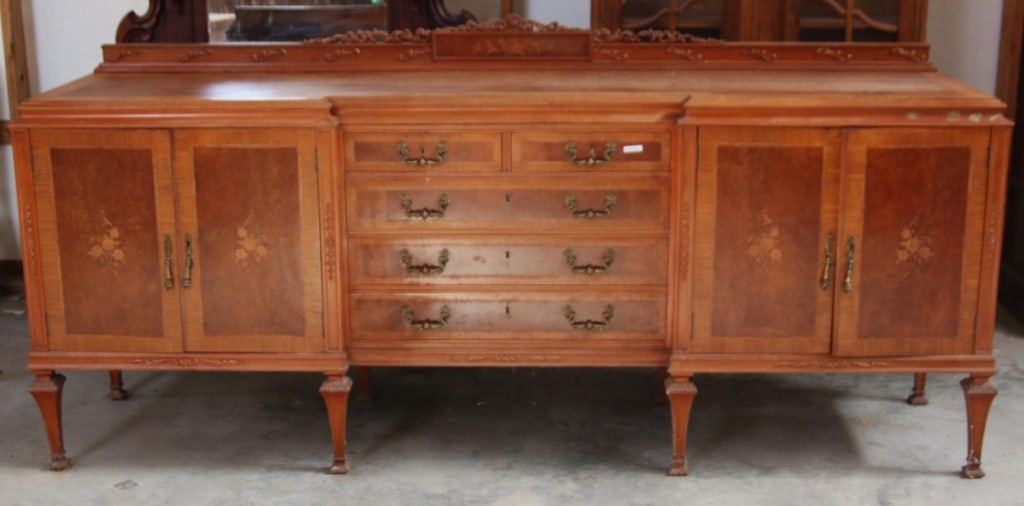 MONUMENTAL CONTINENTAL WALNUT SIDEBOARD (1 of 5)
