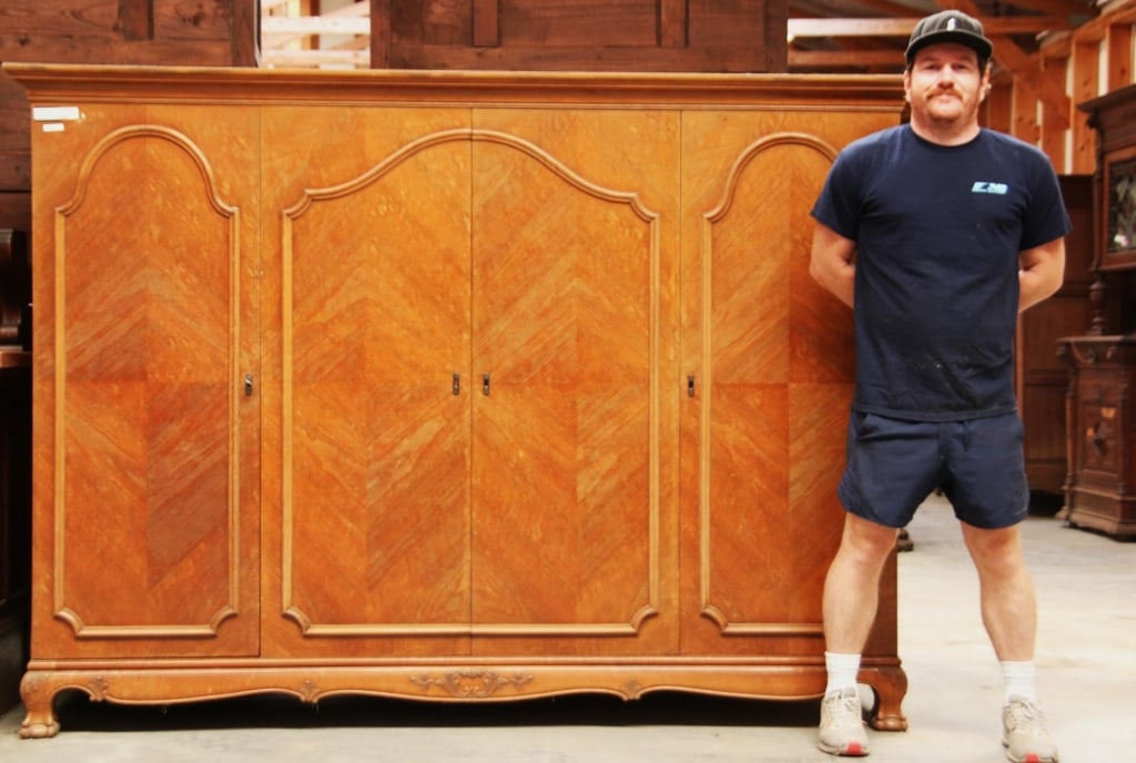 FRENCH CHIPPENDALE STYLE WARDROBE (1 of 3)