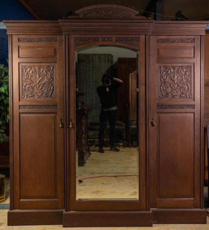 FRENCH HENRY II STYLE ARMOIRE (1 of 2)