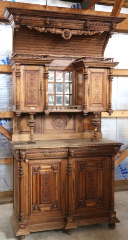 FRENCH RENAISSANCE REVIVAL MIRRORED BUFFET (1 of 7)