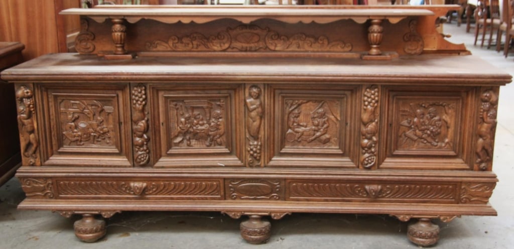 MONUMENTAL FRENCH RENAISSANCE REVIVAL SIDEBOARD (1 of 3)