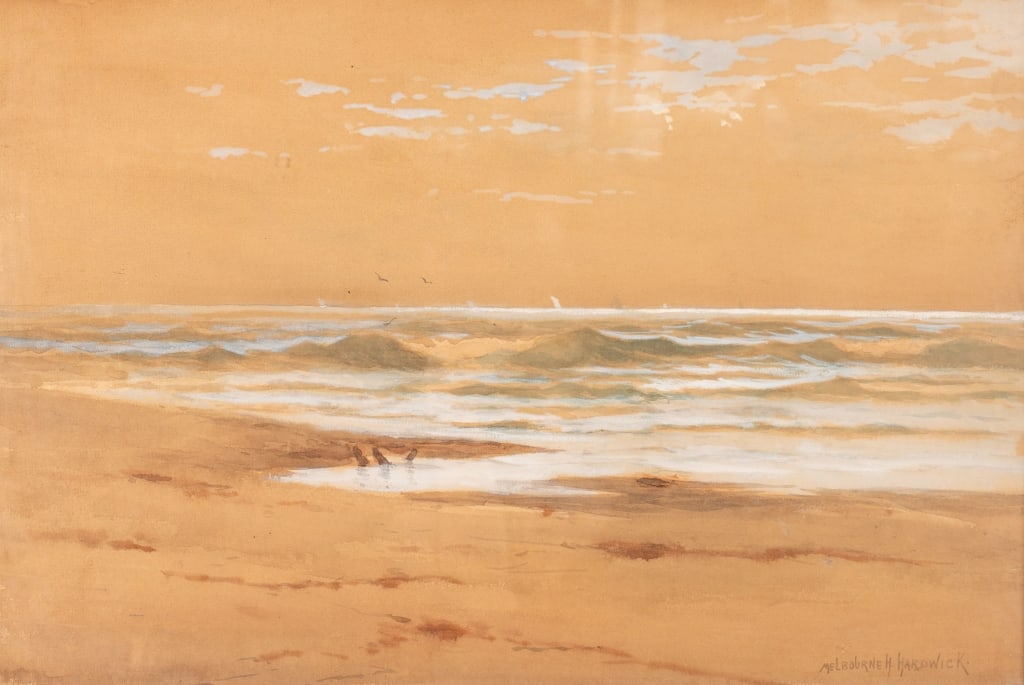 MELBOURNE H. HARDWICK COASTAL SCENE - 4