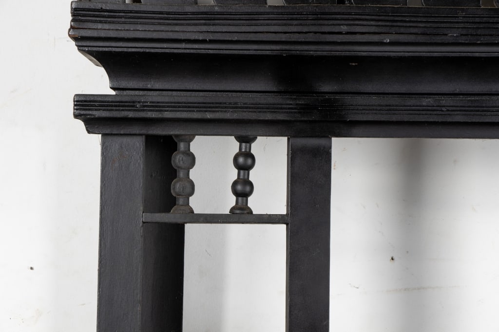 EASTLAKE STYLE EBONIZED WALL ETAGERE - 8