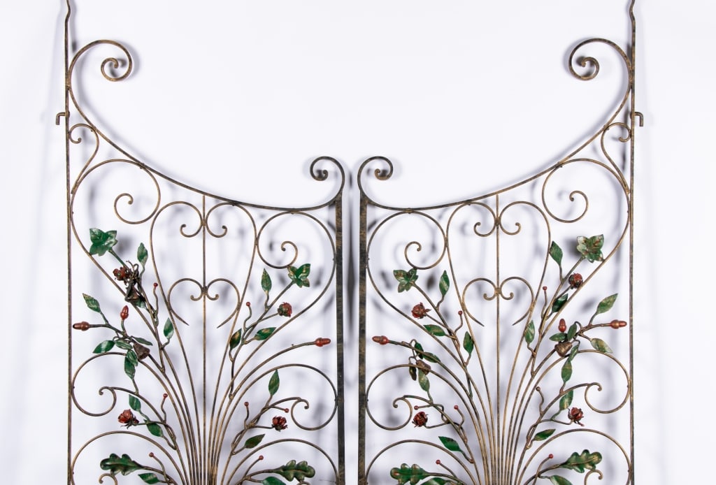 VINTAGE SCROLLED GARDEN GATES - 2