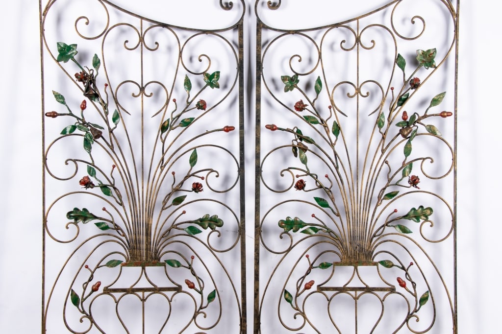 VINTAGE SCROLLED GARDEN GATES - 3