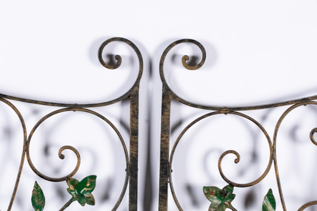 VINTAGE SCROLLED GARDEN GATES - 4