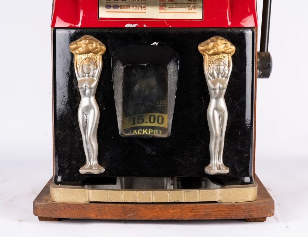 REPRODUCTION MILLS 25-CENT SLOT MACHINE - 5