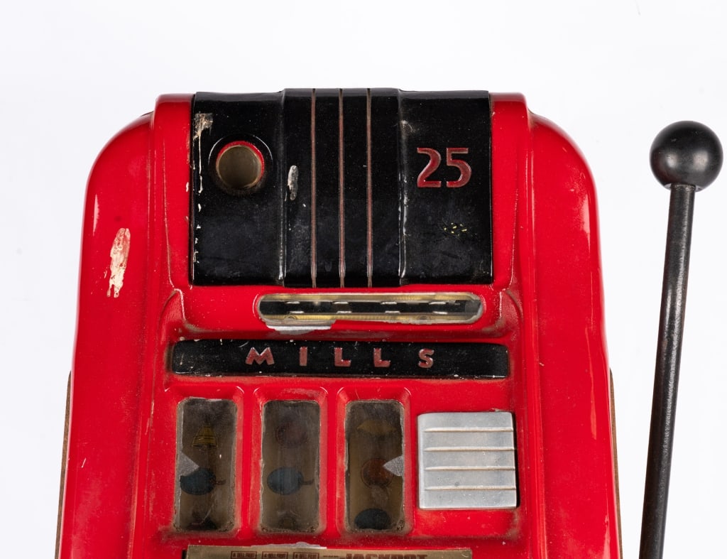 REPRODUCTION MILLS 25-CENT SLOT MACHINE - 6