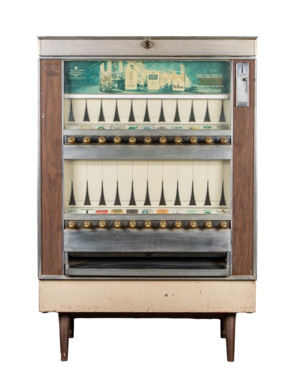 VINTAGE NATIONAL VENDORS CIGARETTE MACHINE (1 of 8)