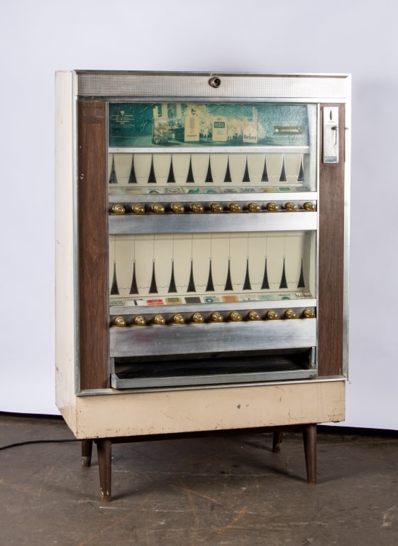 VINTAGE NATIONAL VENDORS CIGARETTE MACHINE - 2
