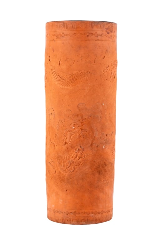 ASIAN CLAY UMBRELLA STAND (1 of 9)