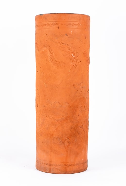 ASIAN CLAY UMBRELLA STAND - 5