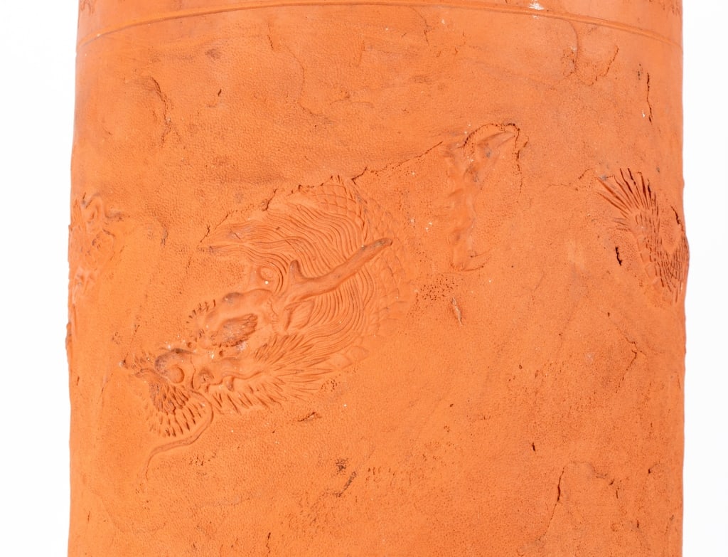 ASIAN CLAY UMBRELLA STAND - 7