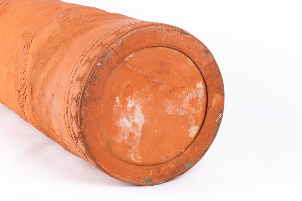 ASIAN CLAY UMBRELLA STAND - 9
