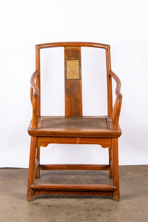 19TH CENTURY CHINESE QING DYNASTY ARMCHAIR - 2