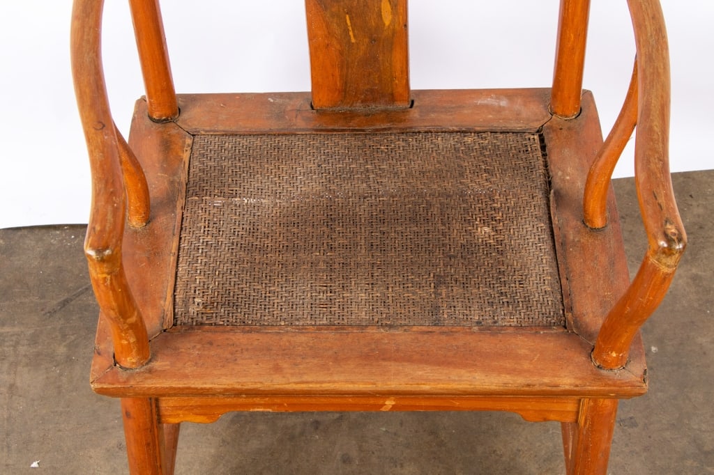 19TH CENTURY CHINESE QING DYNASTY ARMCHAIR - 4