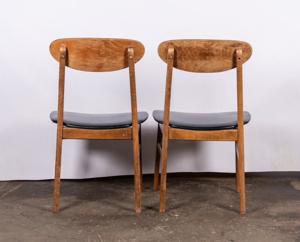 PAIR OF INTERCONTINENTAL FURNITURE MCM CHAIRS - 3