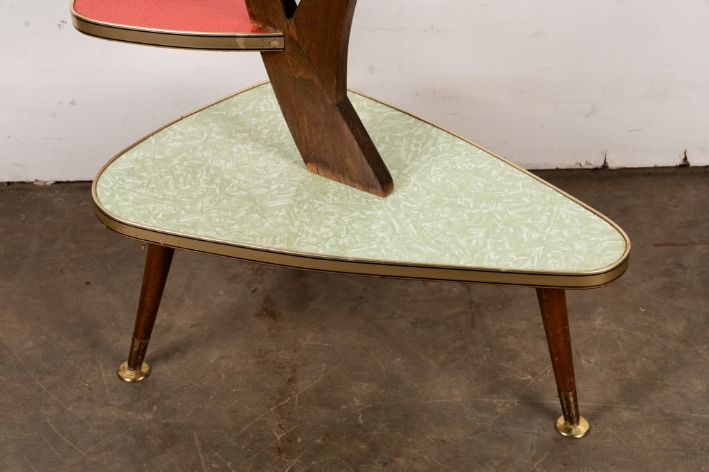 MID-CENTURY MODERN FORMICA PLANT STAND - 6