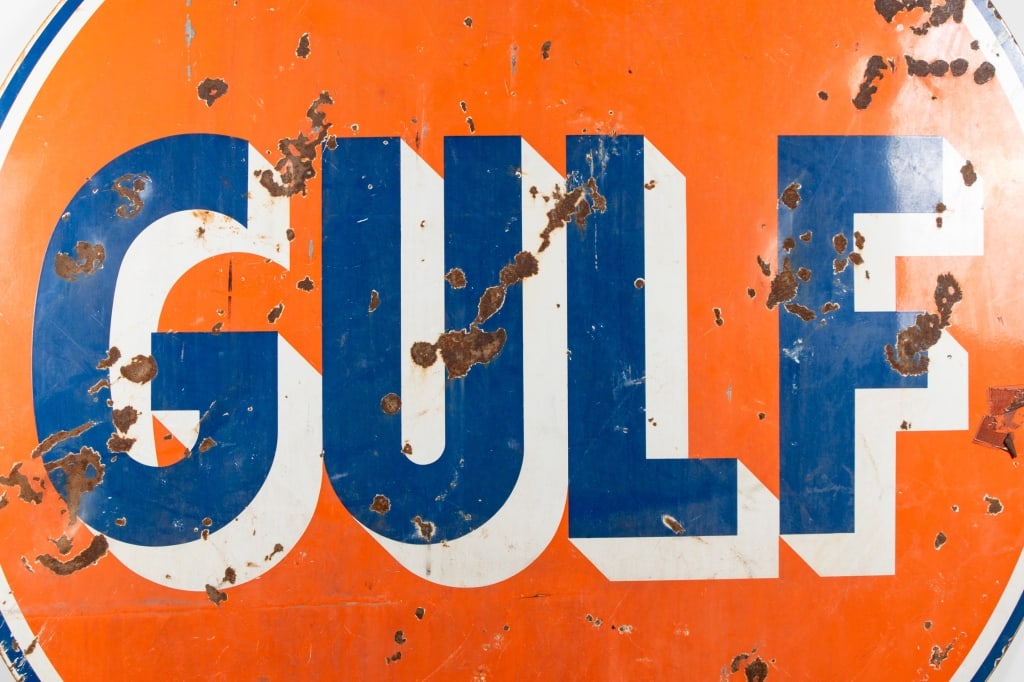LARGE GULF ADVERTISING SIGN - 2