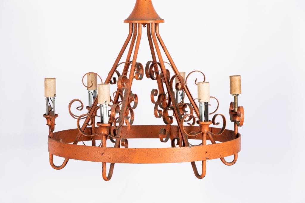MODERN WROUGHT IRON CHANDELIER - 2