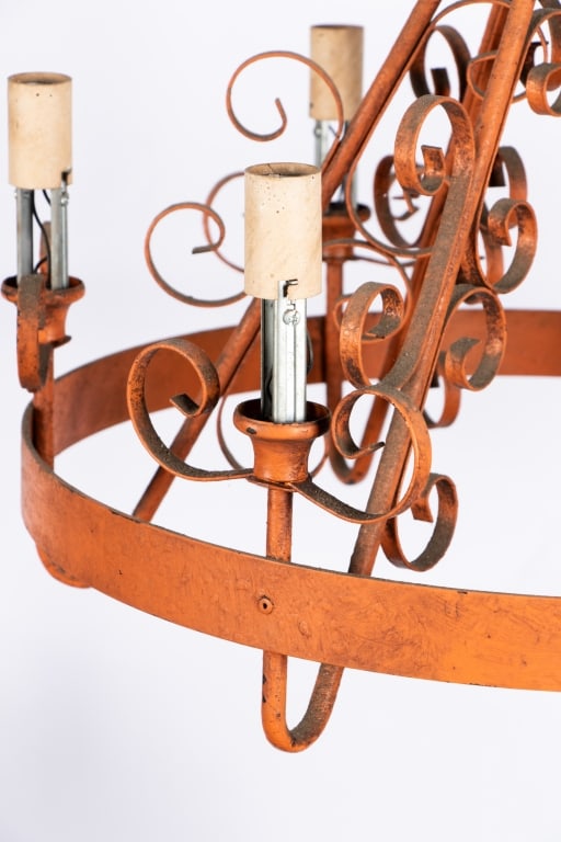 MODERN WROUGHT IRON CHANDELIER - 3