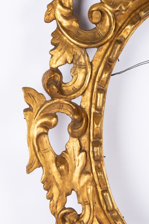 ITALIAN ROCOCO STYLE GILT MIRROR FRAME - 4