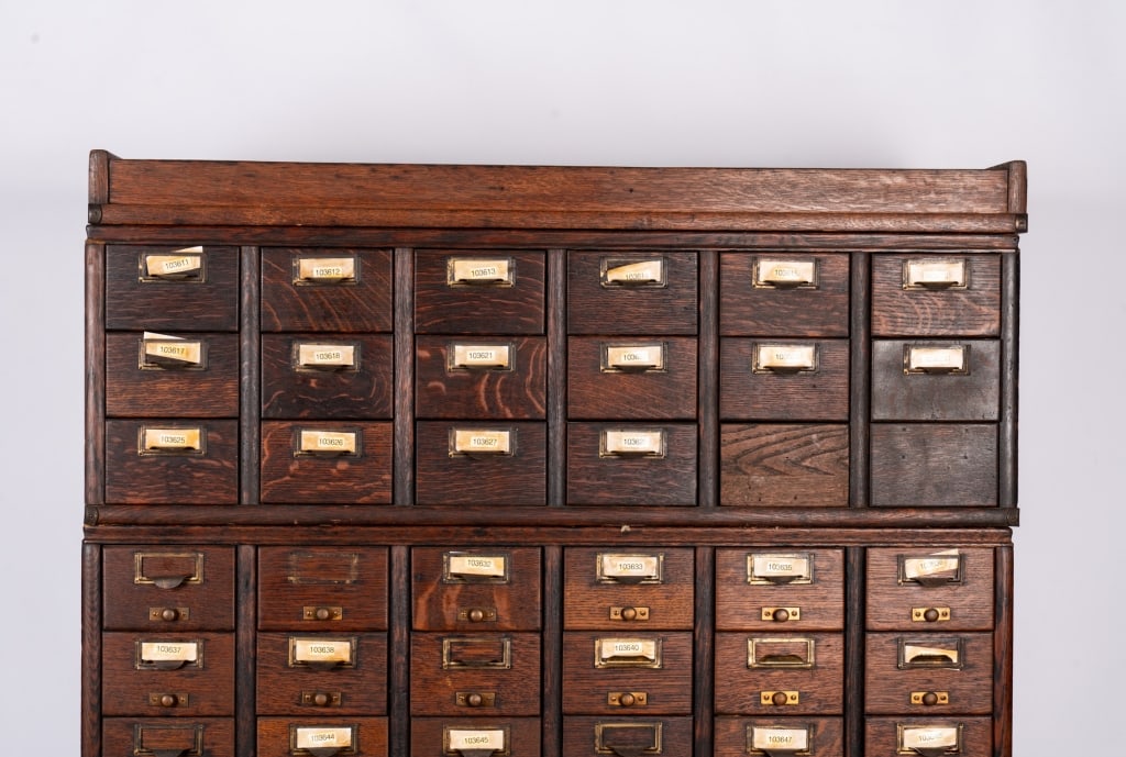EARLY AMERICAN ARCHITECTURAL FLAT FILE CABINET - 2