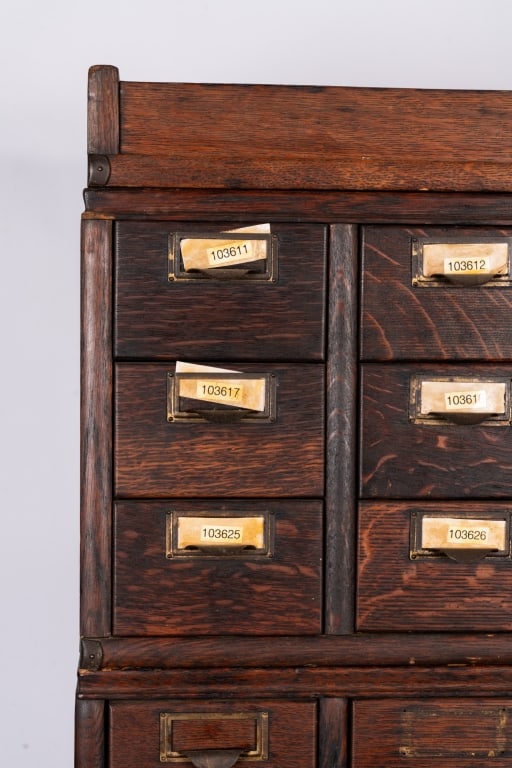 EARLY AMERICAN ARCHITECTURAL FLAT FILE CABINET - 4