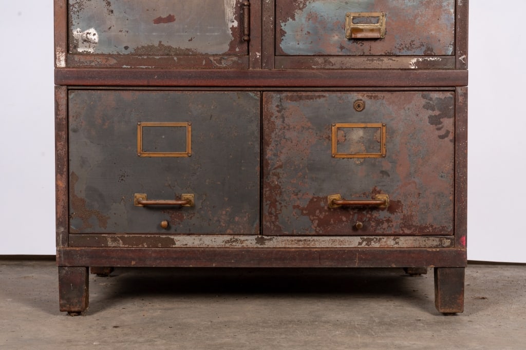 VINTAGE METAL FILE CABINET - 3