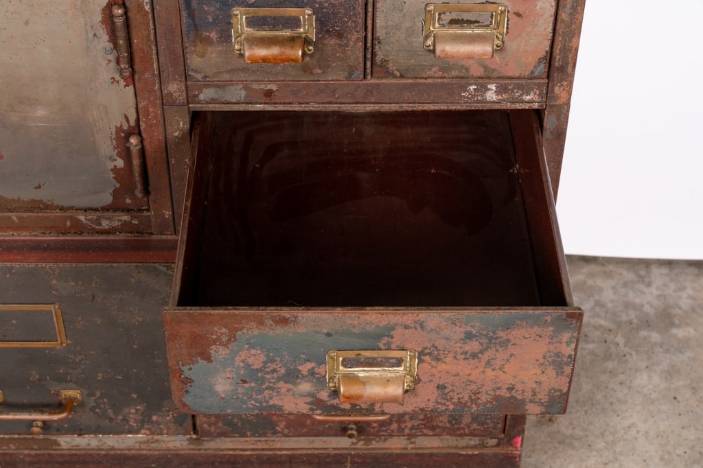 VINTAGE METAL FILE CABINET - 4