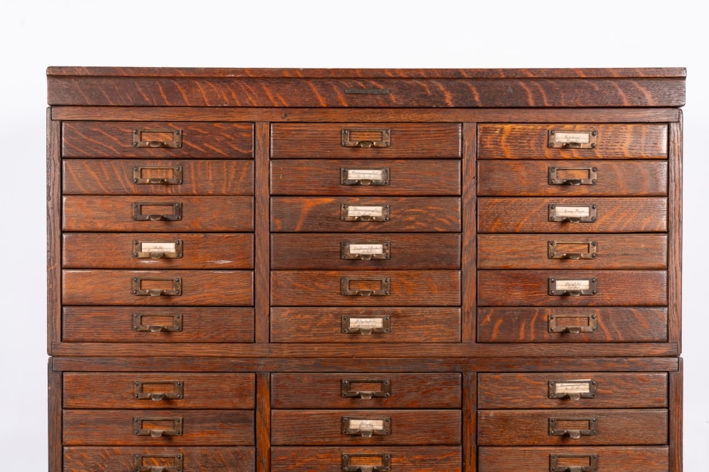 LIBRARY BUREAU SOLE MAKERS FILE CABINET - 2