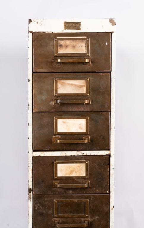 VINTAGE ALLSTEEL FILE CABINET - 4