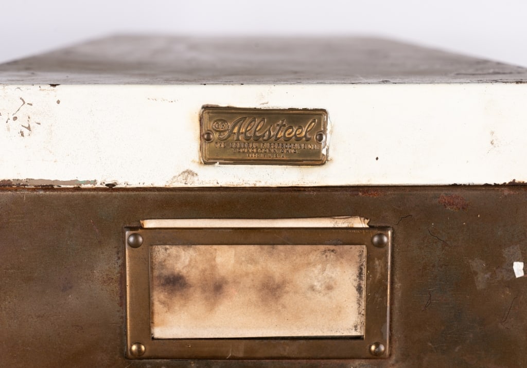 VINTAGE ALLSTEEL FILE CABINET - 5