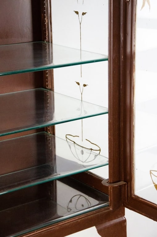 VINTAGE HAND-PAINTED MEDICAL DISPLAY CABINET - 11