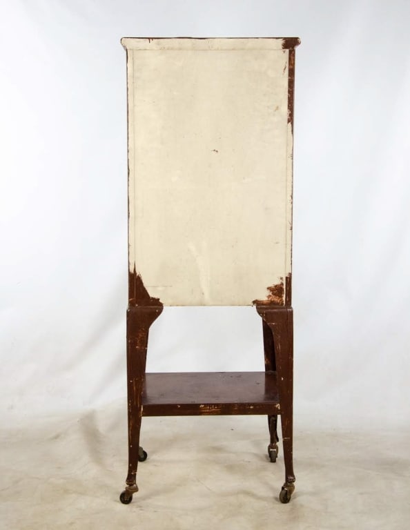 VINTAGE HAND-PAINTED MEDICAL DISPLAY CABINET - 13