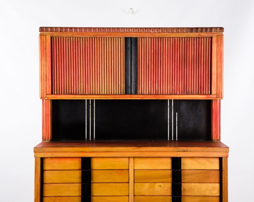EARLY 20TH CENTURY ART DECO DENTAL CABINET - 4