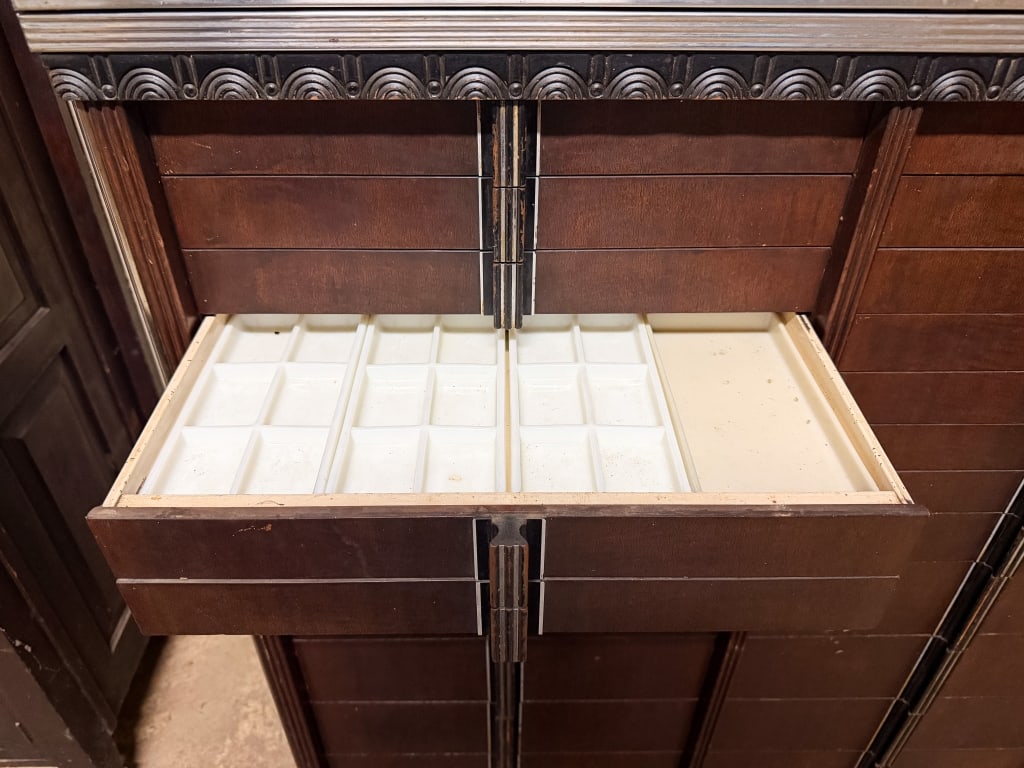 EARLY 20TH CENTURY ART DECO DENTAL CABINET - 13