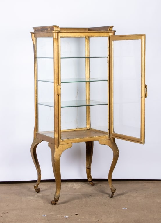 VINTAGE PAINTED METAL MEDICAL CABINET - 2
