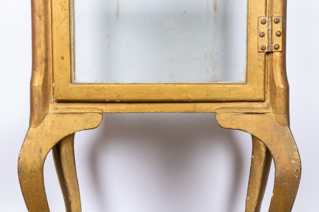 VINTAGE PAINTED METAL MEDICAL CABINET - 5