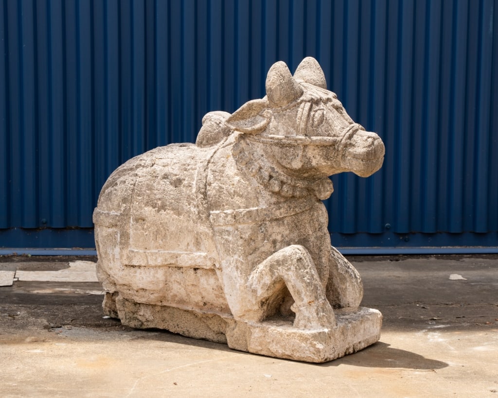 LARGE NANDI STONE SCULPTURE - 2