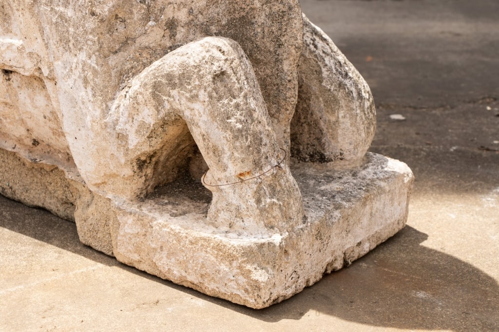 LARGE NANDI STONE SCULPTURE - 5