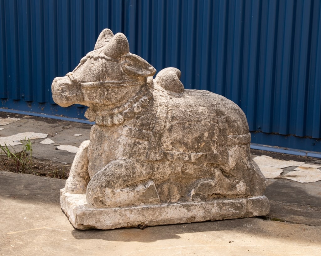 LARGE NANDI STONE SCULPTURE - 7