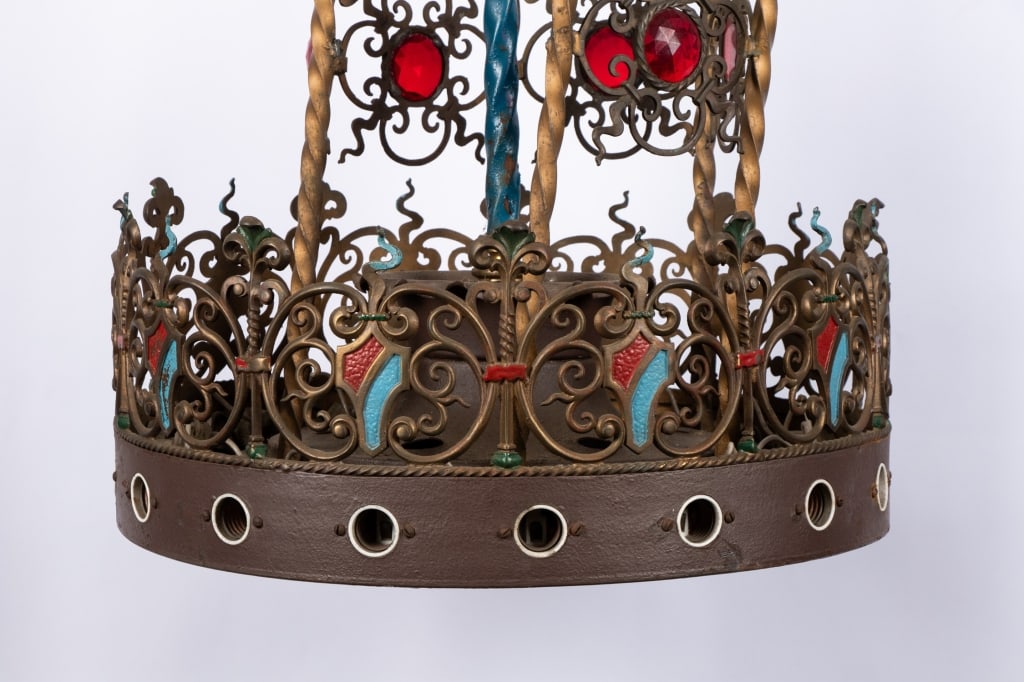 20TH CENTURY BOHEMIAN STYLE CHANDELIER - 2