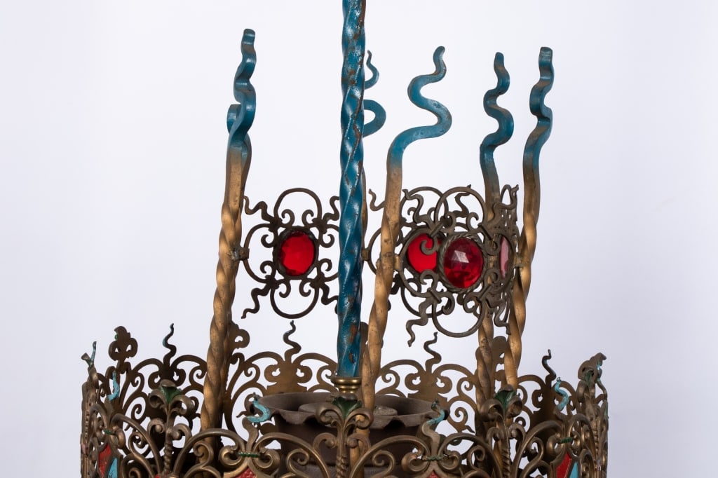 20TH CENTURY BOHEMIAN STYLE CHANDELIER - 3